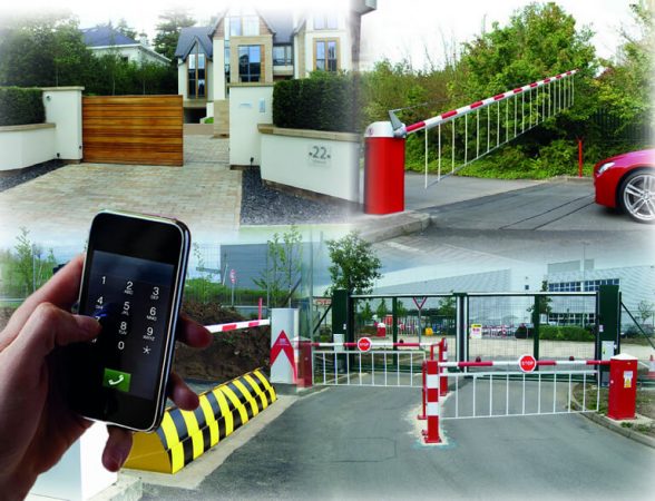 telefon araması ile kapı açma sistemi